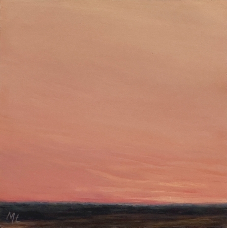 Evening Series, Spurs Ranch Road, Open by artist Marjorie Lindsay